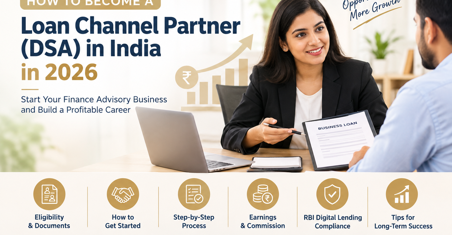 How to Become a Loan Channel Partner (DSA) in India in 2026